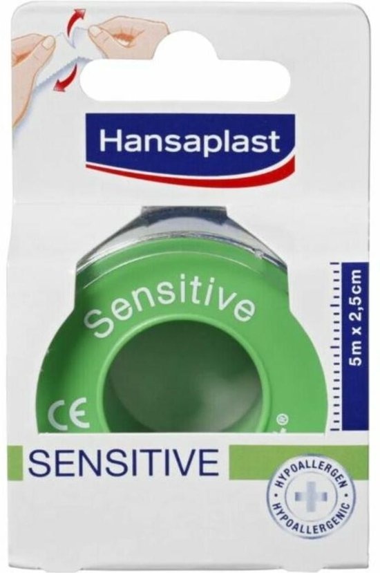 Hansaplast Hechtpleister Sensitive 5m x 2.5 cm