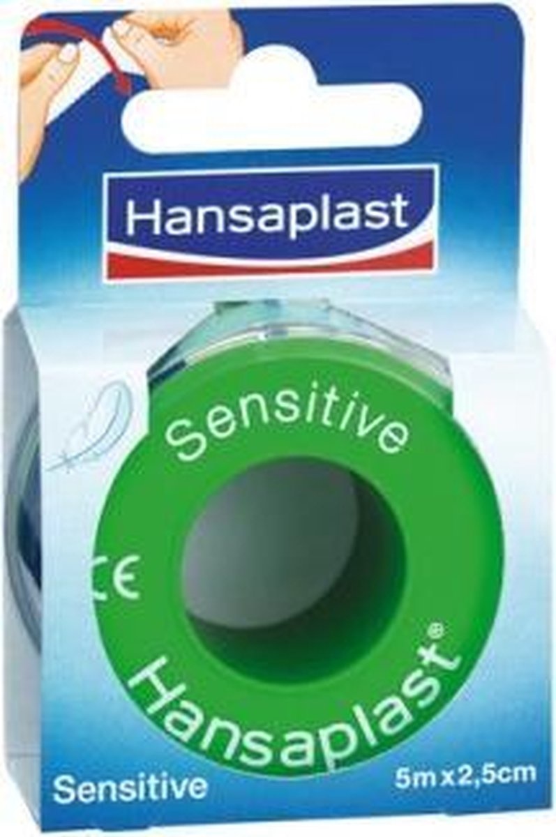 Hansaplast Heftpflaster Sensitiv 5m x 2,5cm - Onlinevoordeelshop