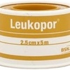 Leukopor Zeer gevoelige huid - Hechtpleister - 5 m x 2.5 cm - 1 rol