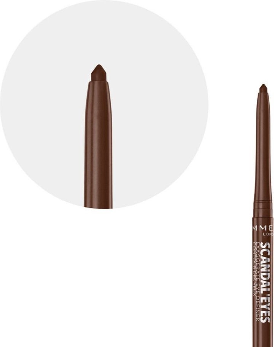 Rimmel London Exaggerate Full Color Eye Definer Eye Pencil – 002 Schokolade