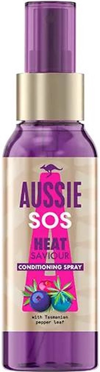 Aussie Hair Care SOS Instant Heat Savior Leave-on Spray 100ml - Packaging Damaged