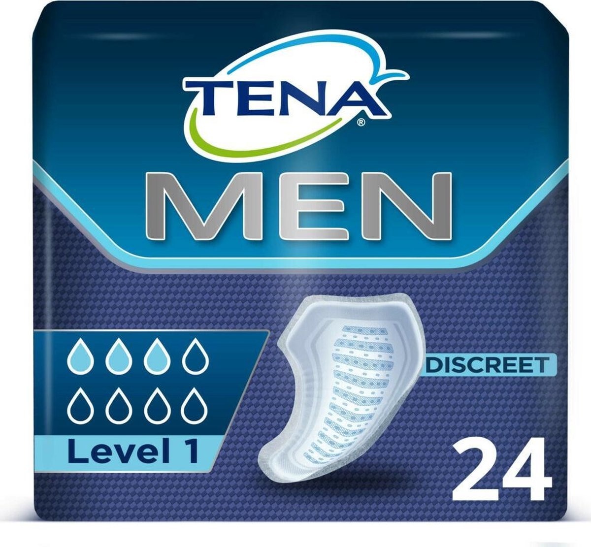 Tena for men level 1 24 compresas (250 ml) - parafarmacia - salunatur