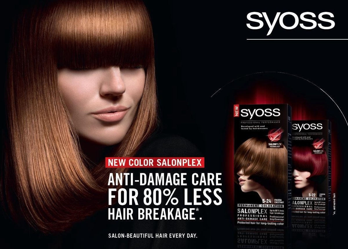 SYOSS Color Baseline Haarfärbemittel 5-23 Rubinrot