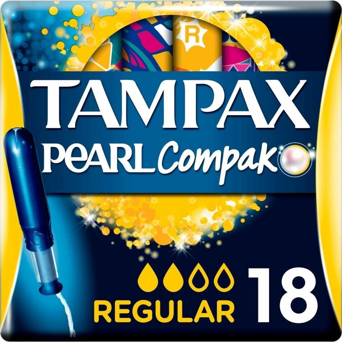 Tampax Compak Pearl Regular - Tampons 18 Stk.