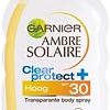 Garnier Ambre Solaire Clear Protect Refresh - Transparent Sun Protection Spray SPF 30 - 200ml - Cap is missing