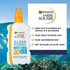 Garnier Ambre Solaire Clear Protect Refresh - Transparent Sun Protection Spray SPF 30 - 200ml - Cap is missing