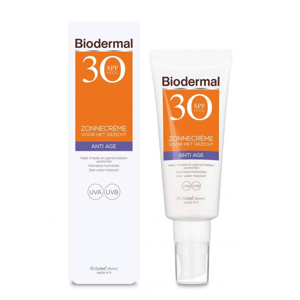 Biodermal Sun Cream Face Anti Age SPF 30 40 ml - Packaging damaged