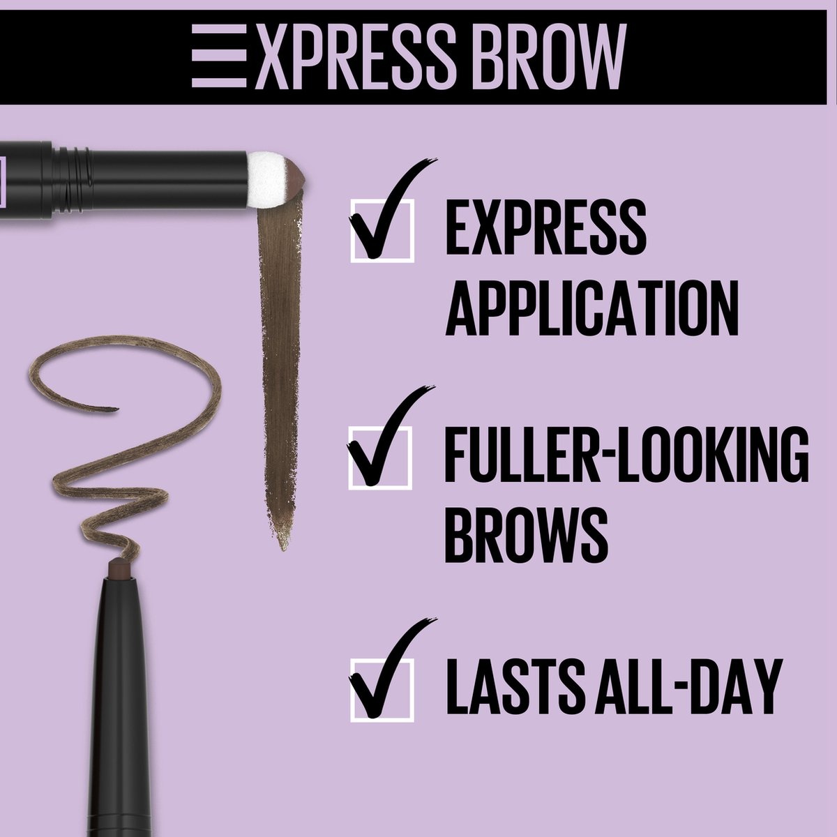 Maybelline Express Brow Duo Augenbrauenstift - 01 Dunkelblond