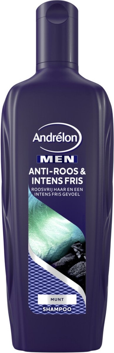 draagbaar weg te verspillen Heerlijk Andrélon Shampoo Men Anti-Roos & Intens Fris - 300 ml - Onlinevoordeelshop