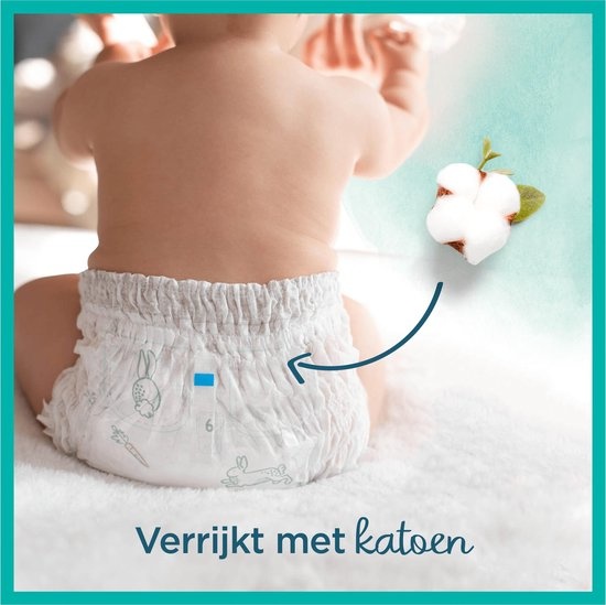 Pampers Harmony/Pure Windelhose Größe 4 (9–15 kg) 58 Windelhose – Verpackung beschädigt