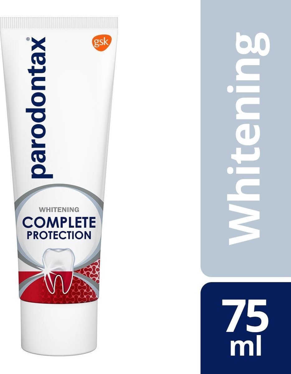 Parodontax Complete Protection Whitening - Zahnpasta - gegen Zahnfleischbluten - 75 ml