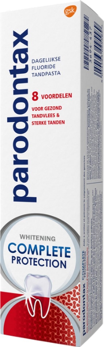 Parodontax Complete Protection Whitening - Tandpasta - tegen bloedend tandvlees - 75 ml