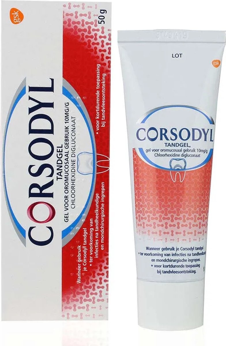 Gel dentaire Corsodyl - 50 grammes