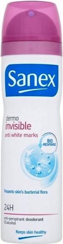 SANEX Deodorant WOMEN "Dermo Invisible" Anti-white marks - 150 ml