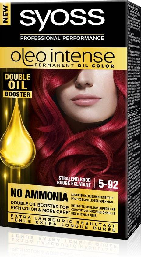 SYOSS Color Oleo Intense 5-92 Radiant Red Hair Dye - Packaging Damaged