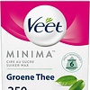 Veet Warm Wax - Oriental Wax Minima - Green Tea - 250ml - Packaging damaged