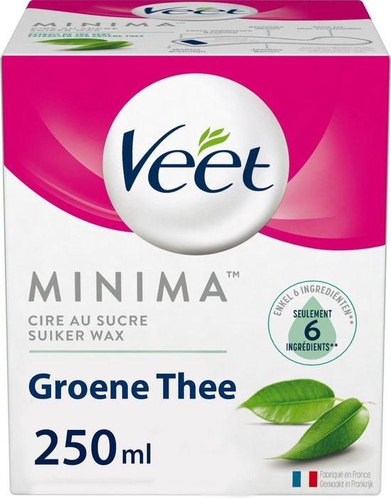 Veet Warm Wax - Oriental Wax Minima - Green Tea - 250ml - Packaging damaged