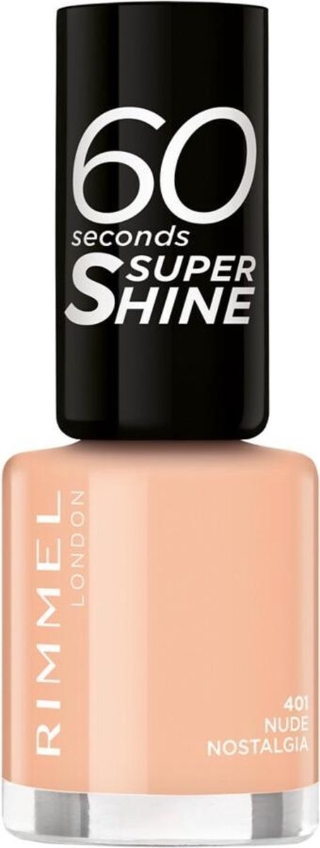 Vernis à ongles Rimmel 60 Seconds Super Shine - 401 Nude Nostalgia