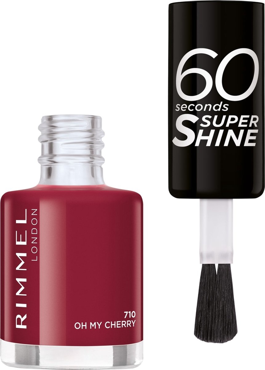 Rimmel 60 Seconds Super Shine Nagellack – 710 Oh My Cherry