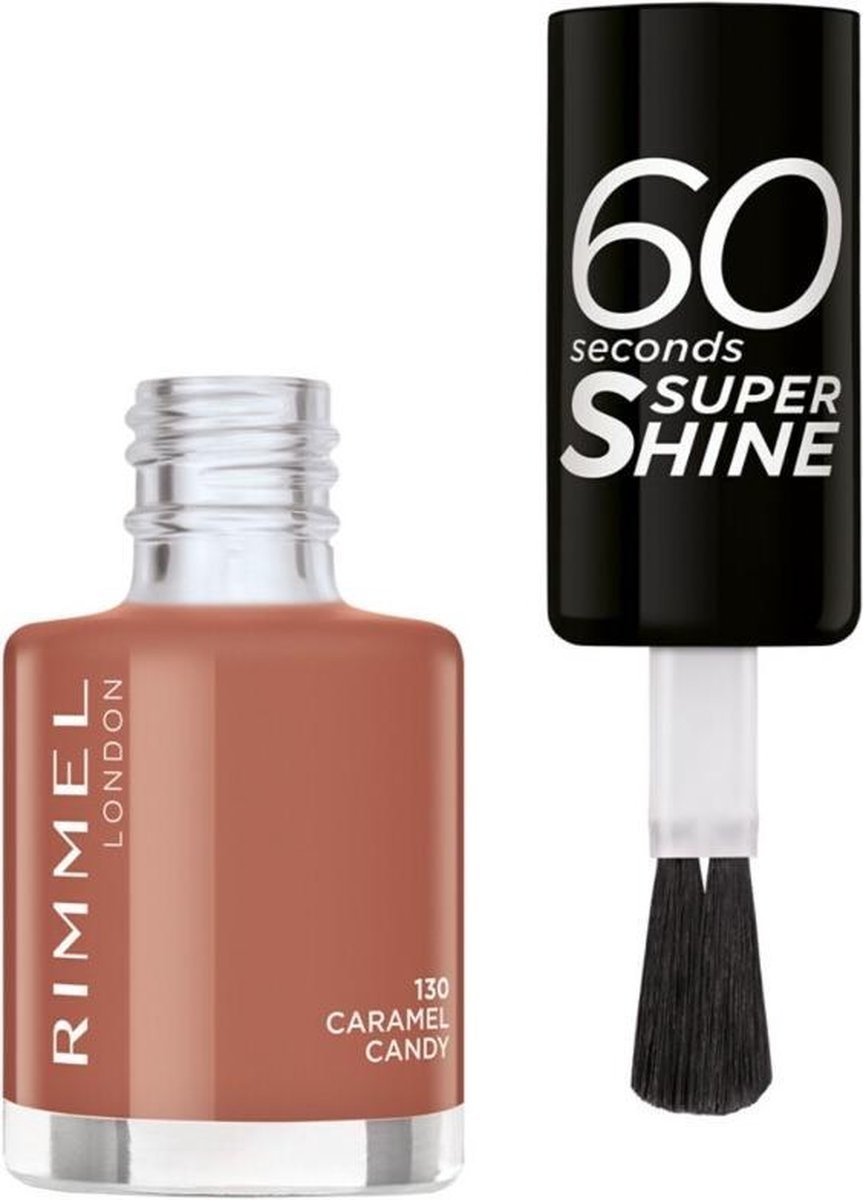 Vernis à ongles Rimmel 60 Seconds Super Shine - 130 Bonbons au caramel