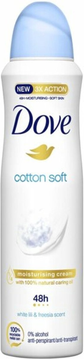 Dove Deodorant Spray Cotton Soft 150 Ml Onlinevoordeelshop