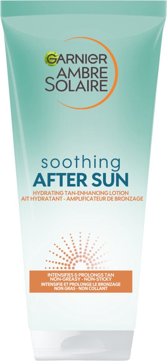 Garnier Ambre Solaire Aftersun with Self-tanner for face & body - 200 ml