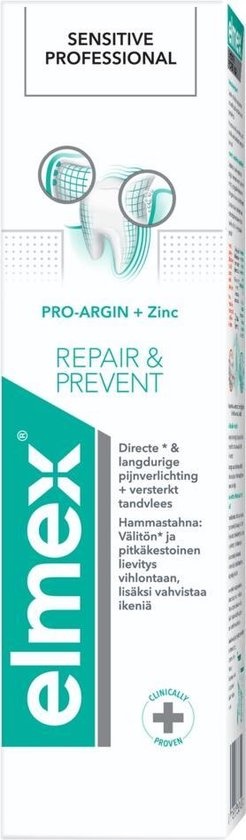 Elmex Sensitive Professional Dentifrice Réparer & Prévenir - 75 ml