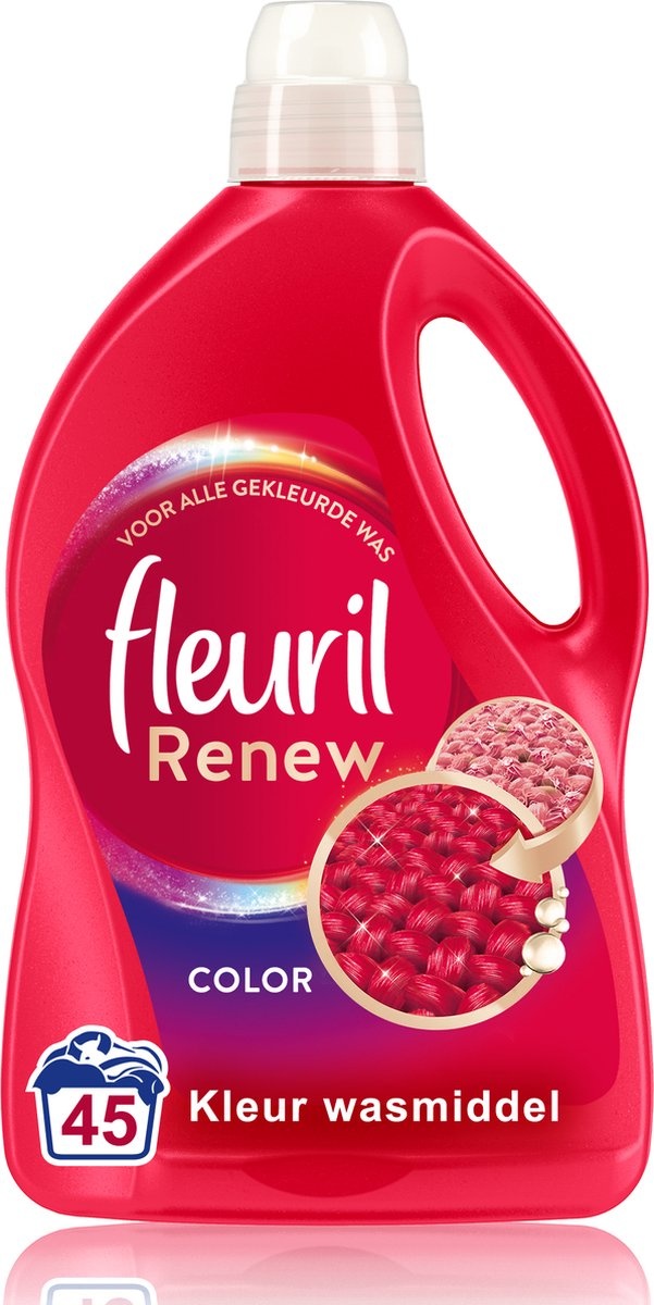 Fleuril Renew Color - Lessive Liquide - 45 lavages