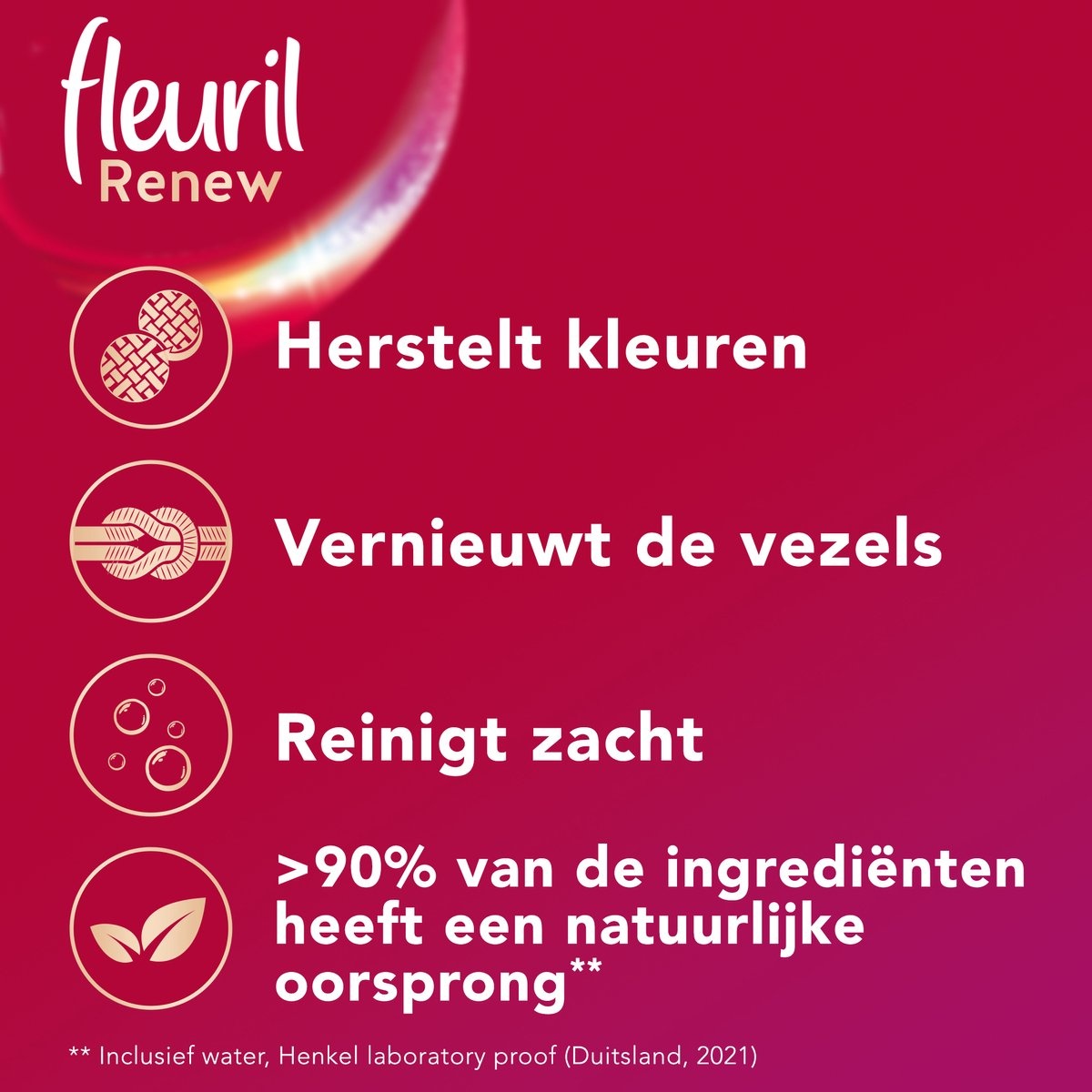Fleuril Renew Color - Flüssigwaschmittel - 45 Wäschen