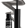 NYX Professional Makeup - Eye-liner liquide métallisé Epic Wear - Gunmetal EWMLL02