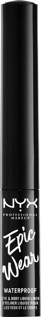 NYX Professional Makeup Epic Wear Metallic Liquid Eyeliner - Gunmetal EWMLL02