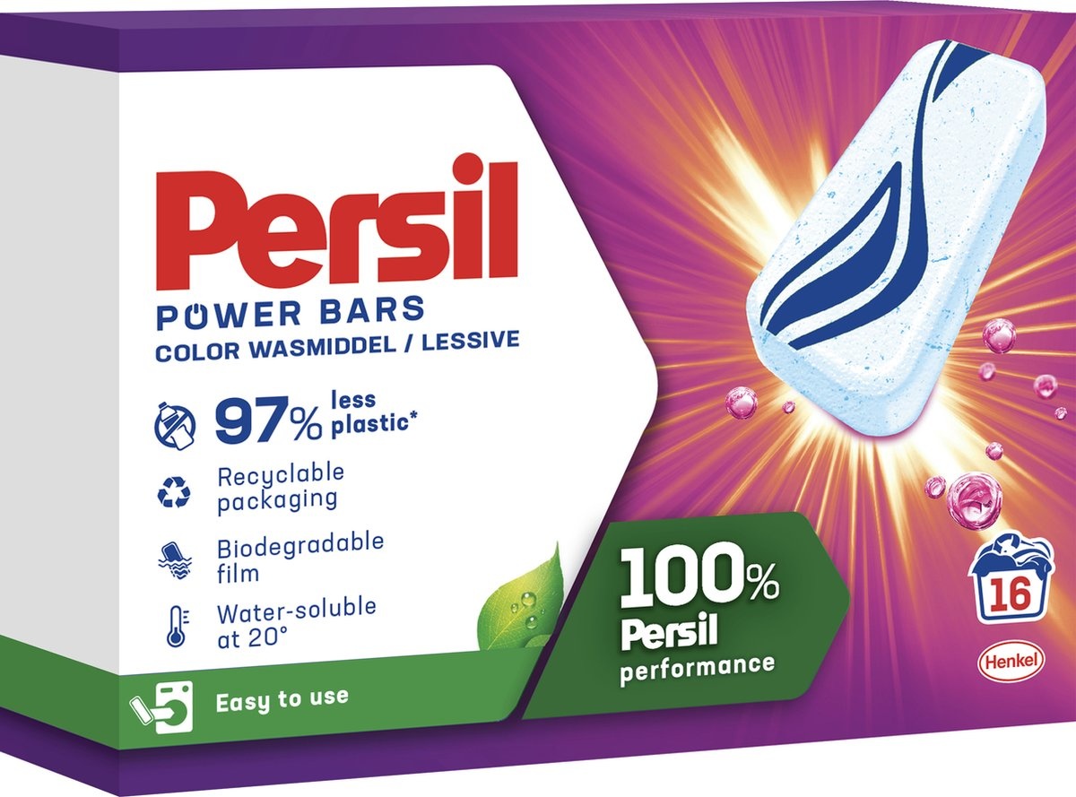 Détergent Persil Power Bars Color - 16 lavages