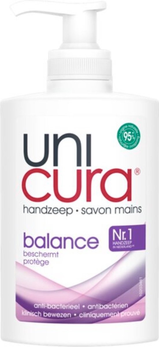 Unicura Savon Liquide Mains Anti Bacterial Balance - 250ml