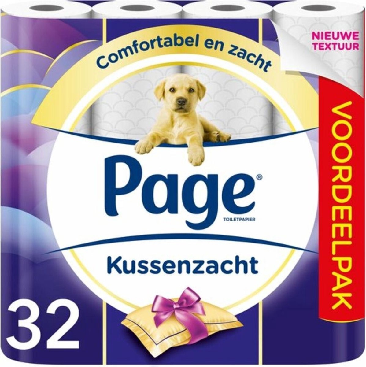 Page toiletpapier - Kussenzacht wc papier - 3-laags - Voordeelverpakking - 32 rollen