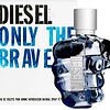 Diesel Only The Brave 125 ml - Eau de Toilette Parfum Homme - Emballage endommagé