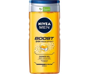 Gel douche à l'extrait de menthe NIVEA MEN : les 2 flacons de 250