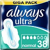 Always Sanitary Pads Ultra Normal Plus - 38 pieces