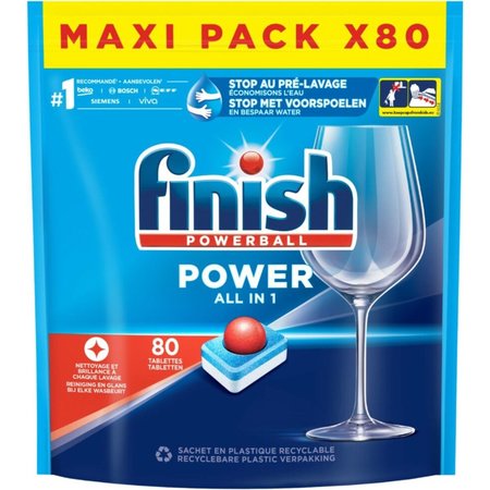 Finish Ultimate Infinity Shine Lemon Dishwasher Tablets - 80 Pieces -  Onlinevoordeelshop