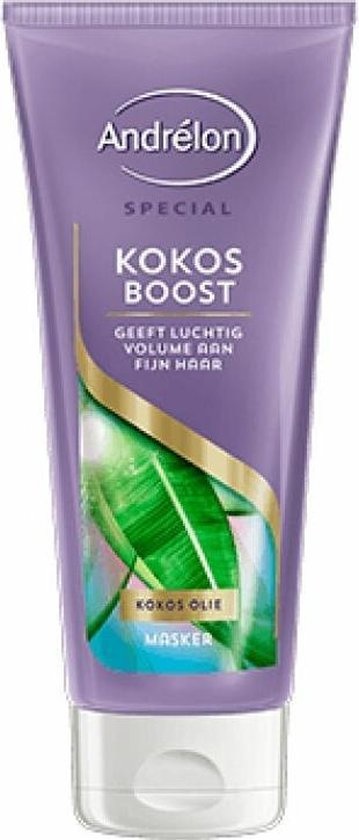 Andrélon Masque Cheveux Noix de Coco Boost - 180 ml