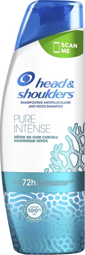 Head & Shoulders Pure Intense Scalp Detox - Shampooing antipelliculaire - 250 ml