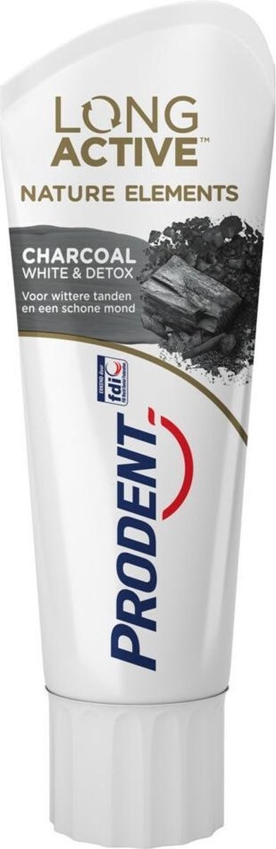 Prodent Tandpasta Long Active Nature Elements Charcoal - 75 ml