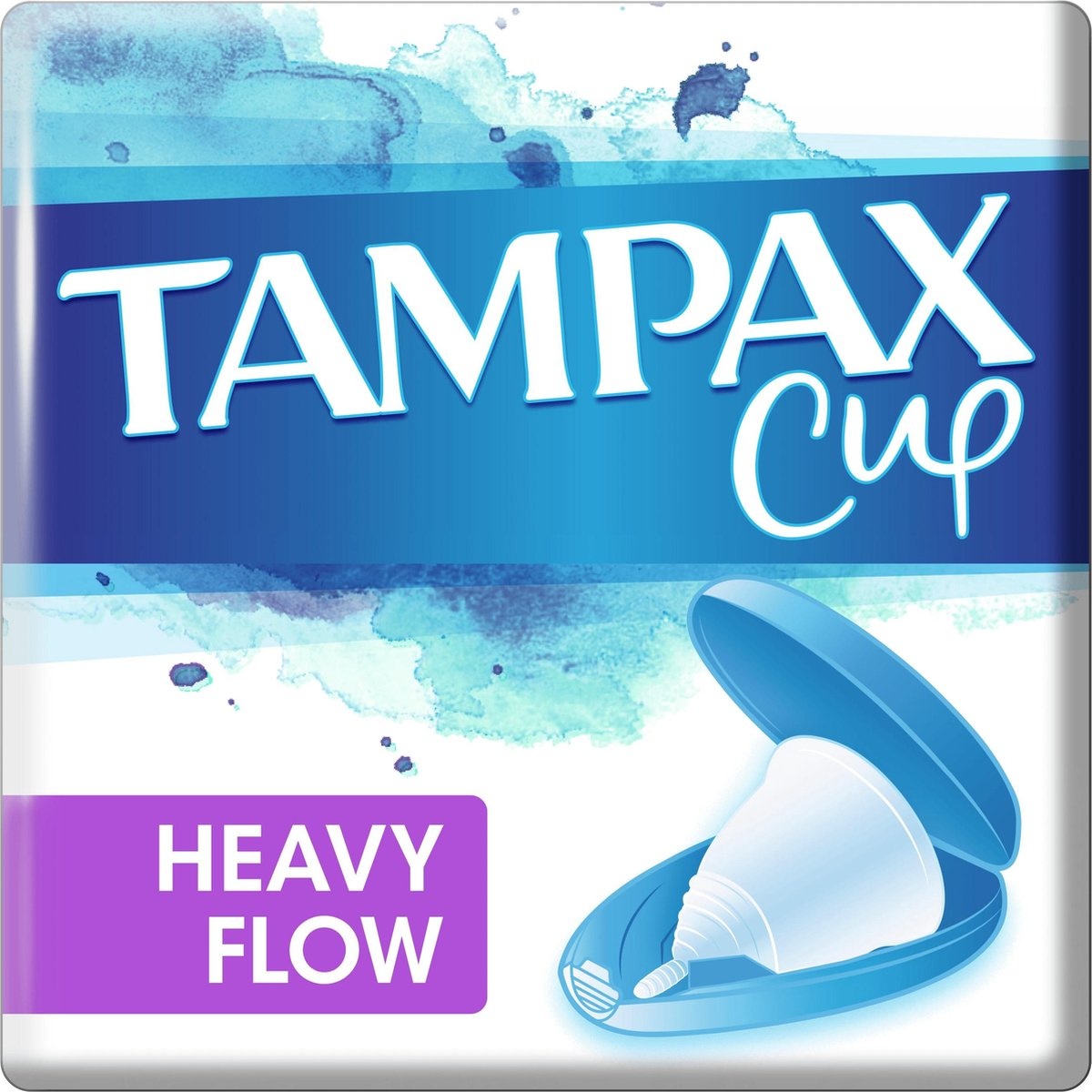 Tampax Menstruationstasse Heavy - Entworfen mit einem Gynäkologen - 1 Stück