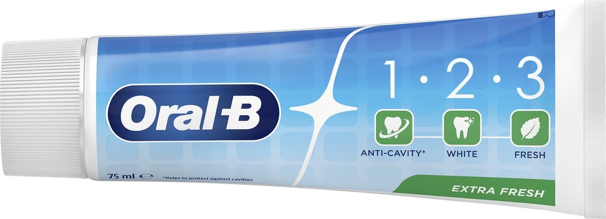 Oral-B 1.2.3 Mint Fresh Zahnpasta - 75 ml