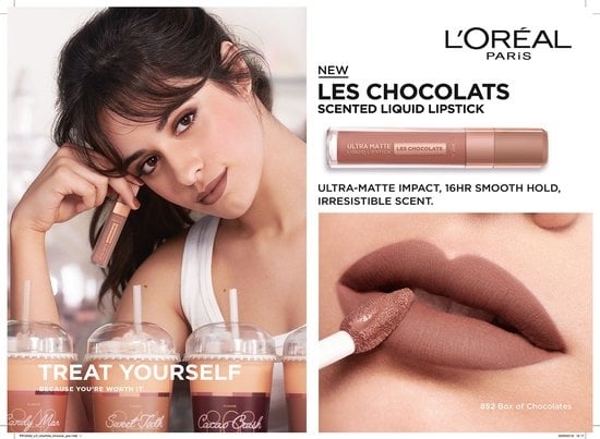 L'Oréal Paris Les Chocolates Ultramatter flüssiger Lippenstift - 854 Bitter Sweet