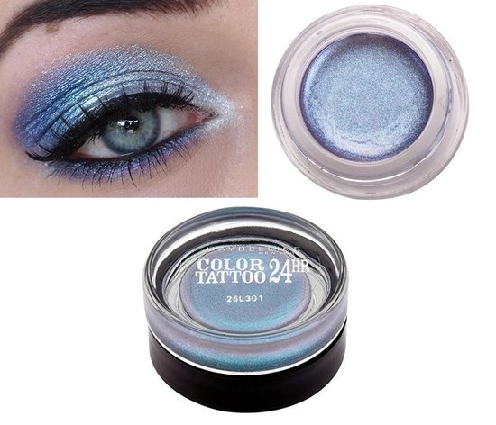 Maybelline Color Tattoo 24H - 87 Mauve Crush - Blau - Lidschatten