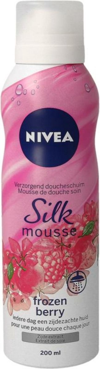 NIVEA Silk Mousse Frozen Berry - 200 ml