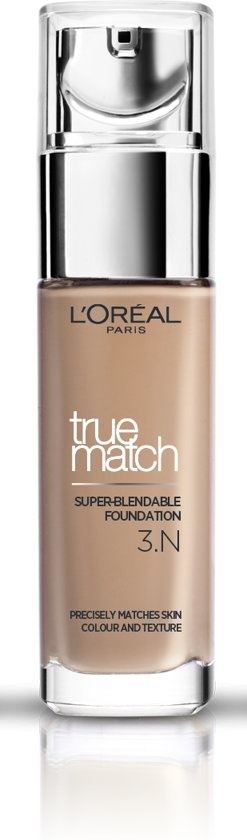 L'Oréal Paris True Match Foundation - 3N Beige Cream - Emballage endommagé