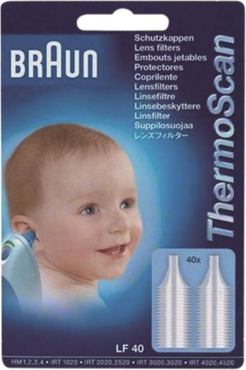 Braun LF40 - Kit de recharge Filtres pour lentilles Thermomètre auriculaire - emballage endommagé