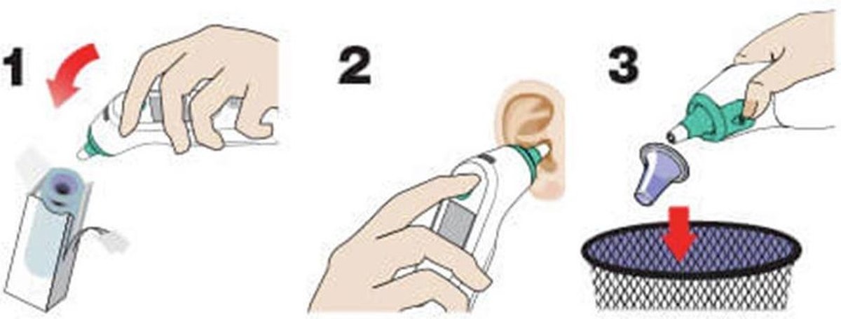 Braun LF40 - Refill set Lens filters Ear thermometer - packaging damaged