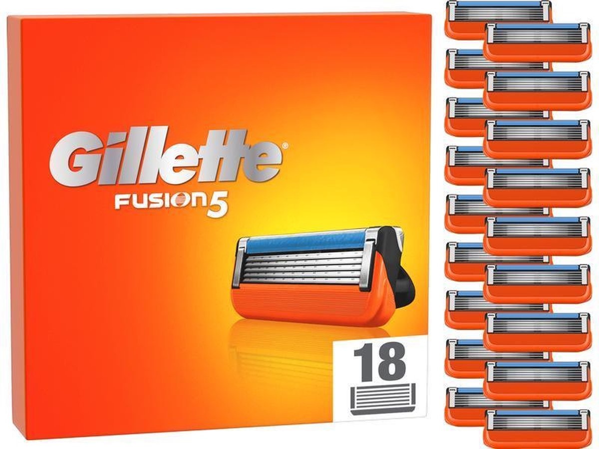 Gillette Fusion5 Navulmesjes 18st. - Verpakking beschadigd